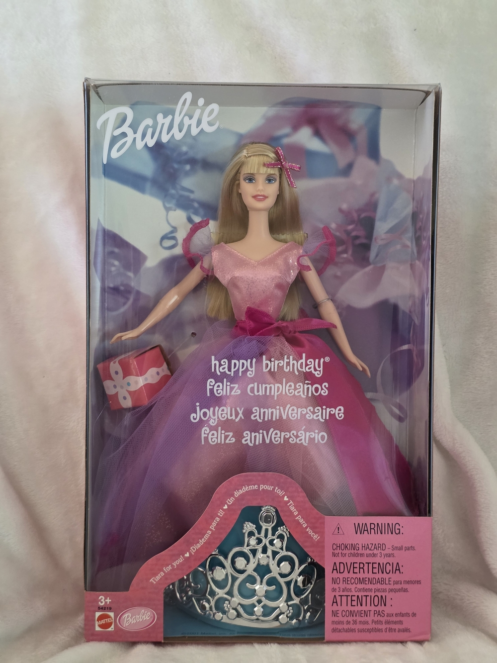 Barbie Happy Birthday Doll - Pink & Purple Party Dress